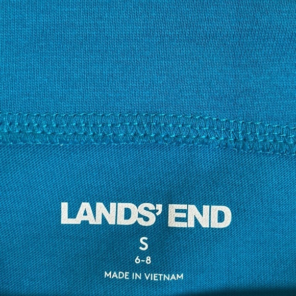 LANDS' END  Sheath Dress Small Sleeveless 100% Cotton Preppy Classic Nautical - Picture 8 of 16